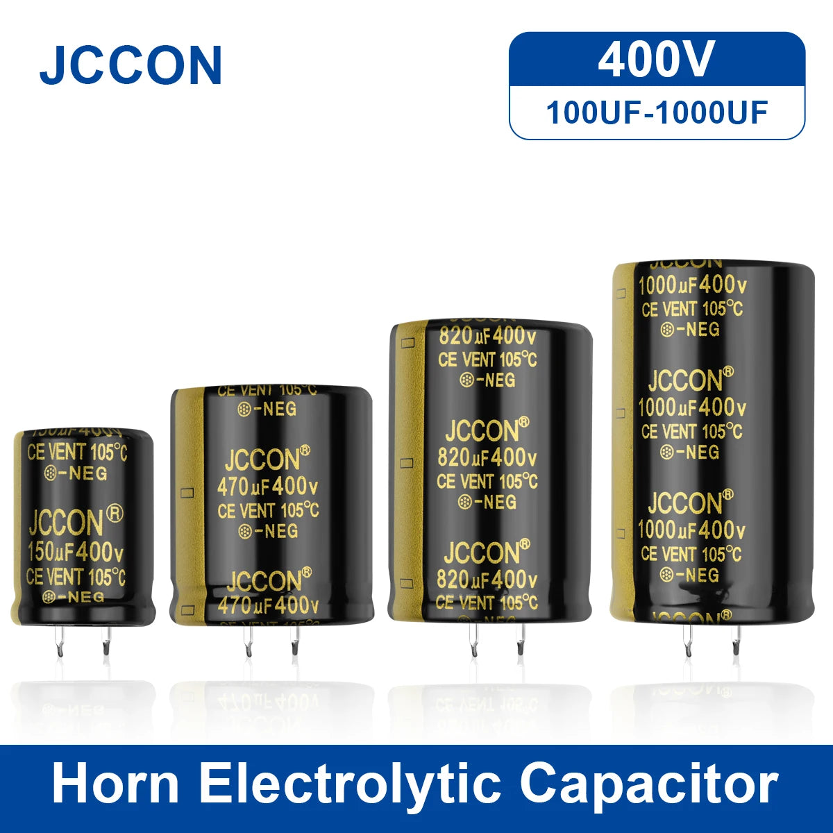Audio Electrolytic Capacitor 400V 100UF-1000UF Low ESR for HiFi Amplifier
