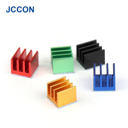 Aluminum Heatsink Radiator 7x7x6mm with Thermal Tape for IC Chips, 3D Printer, Raspberry Pi, SSD NVME