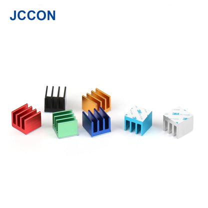 Aluminum Heatsink Radiator 7x7x6mm with Thermal Tape for IC Chips, 3D Printer, Raspberry Pi, SSD NVME