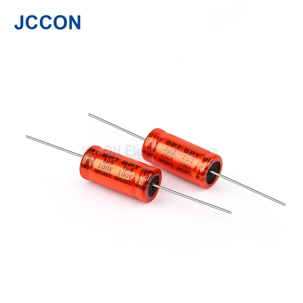 100V Horizontal SPT Polypropylene Audio Capacitor 1.5µF-5.6µF for Speaker Frequency Divider & Crossover