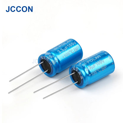 100V Vertical MKP Polypropylene Audio Capacitor 1.5µF-3.3µF for Speaker Frequency Divider & Crossover