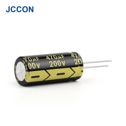 Aluminum Electrolytic Capacitor 200V 470uF High Frequency Low ESR Low Resistance