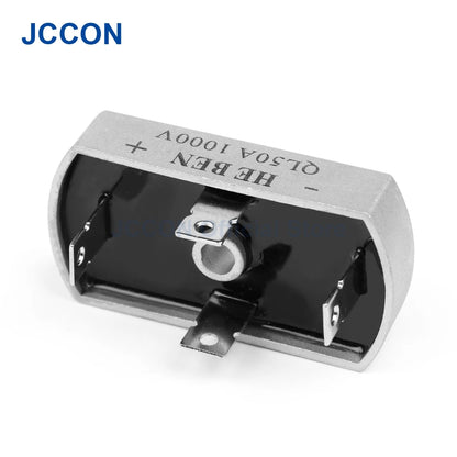 Three Phase PWM Rectifier QL50A Bridge Diode 50A Aluminum Case for Industrial Power Supply