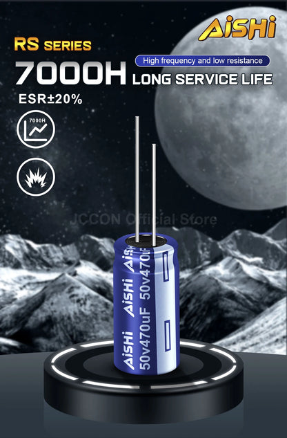 Aluminum Electrolytic Capacitor High Frequency Low ESR 16V–50V Long Service Life 7000 Hours