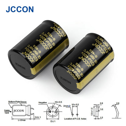 Audio Electrolytic Capacitor 25V 63V 80V 200V 450V 100uF 150uF 180uF 220uF Low ESR High Frequency for Hifi Amplifier