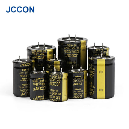 Audio Electrolytic Capacitor 250V 220UF-1000UF High Frequency Low ESR for HiFi Amplifier
