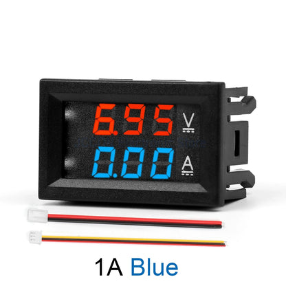 DC Dual Display Digital Voltmeter and Ammeter 0-100V 1A–100A LED Module DSN-VC288