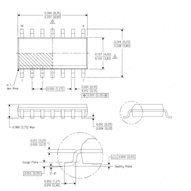 CD4011BM SOP14 Quad 2-Input NAND Gate Logic IC CD4011