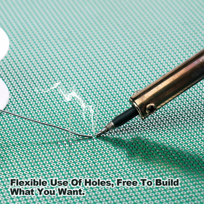 PCB Stripboard Prototype Board Single-Side Universal Prototyping 2x8, 3x7, 4x6, 5x7, 6x8, 7x9, 8x12, 9x10 Soldering