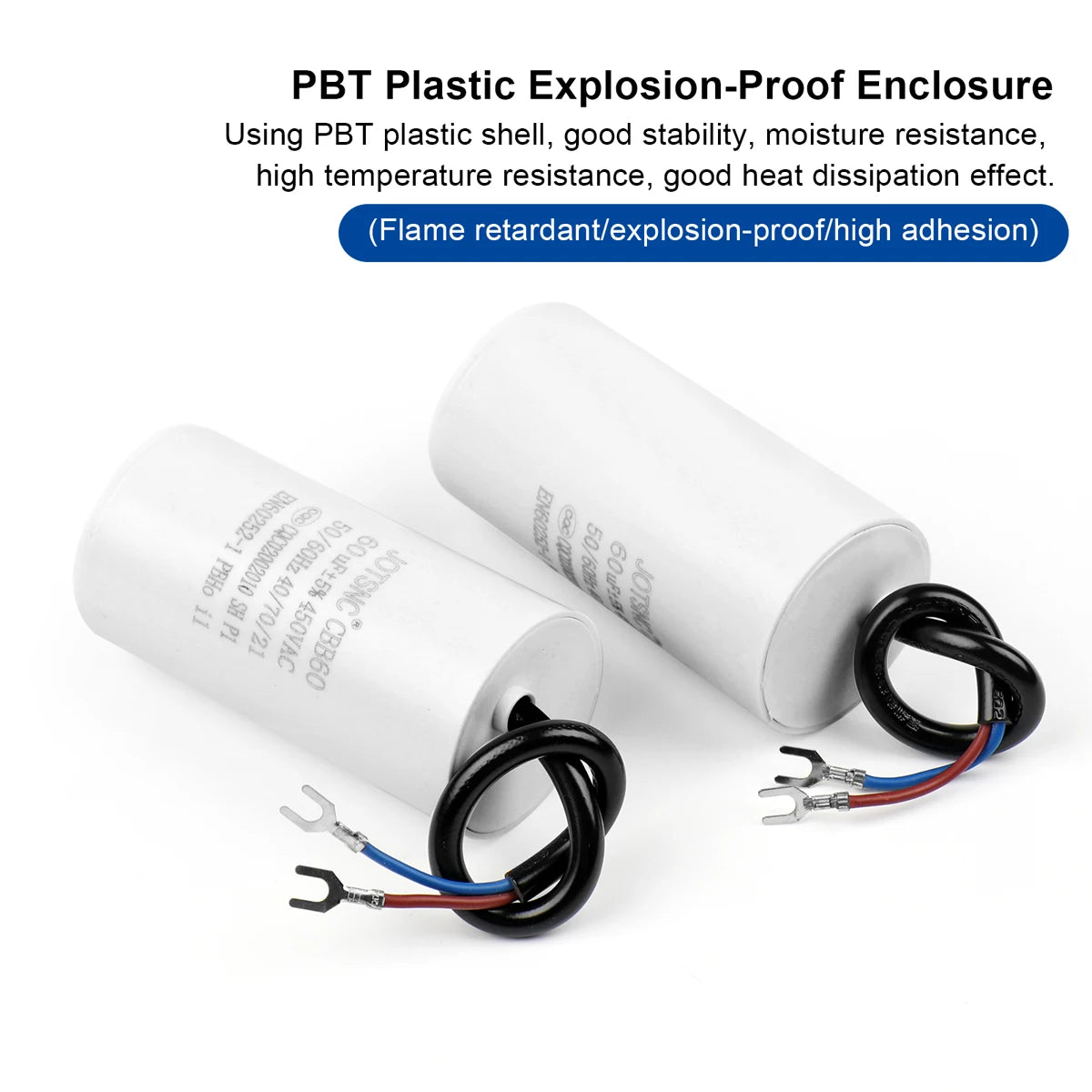 CBB60 Motor Run and Start Capacitor 450V AC 3µF–80µF for Water Pumps