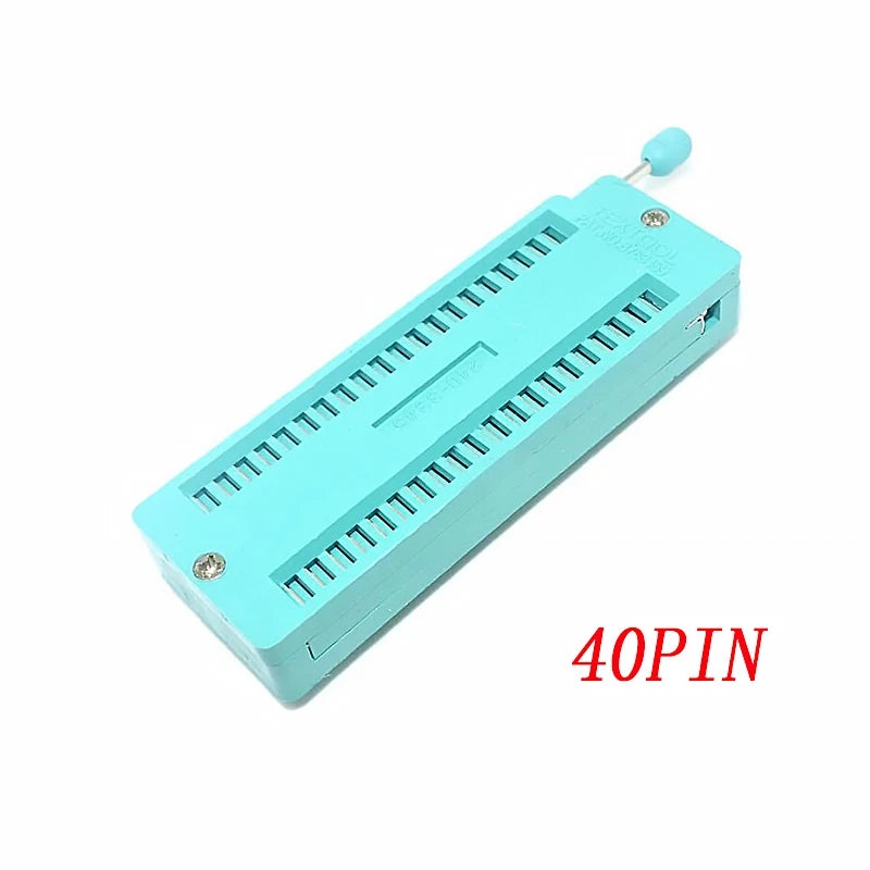 2.54mm DIP ZIF IC Socket Test Solder Type Universal IC Locking Socket