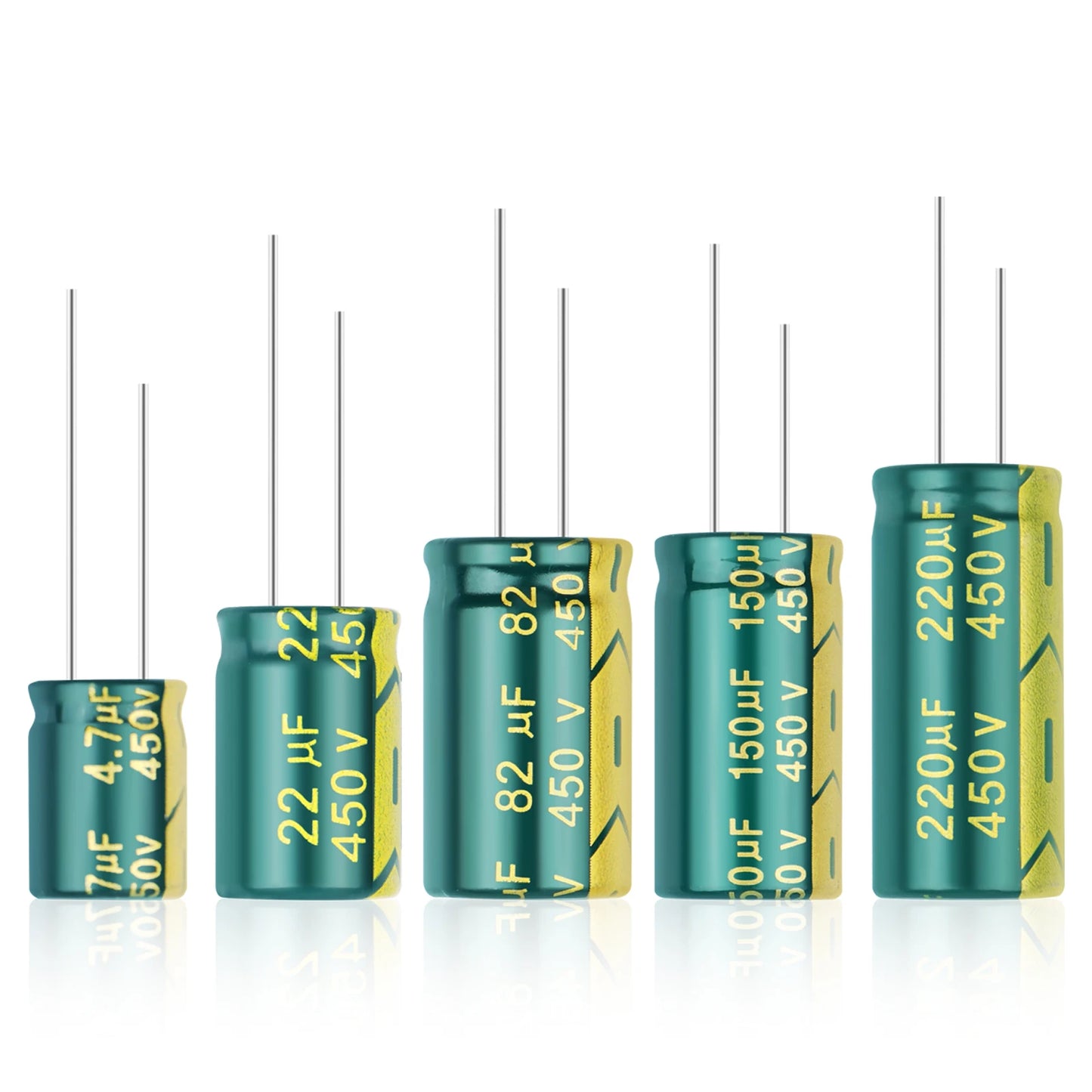 Aluminum Electrolytic Capacitor High Frequency Low ESR 6.3V–450V 100uF–1000uF