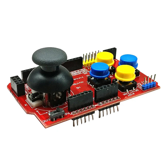 Joystick Shield Expansion Board for Arduino with Analog and Keyboard/Mouse Functions