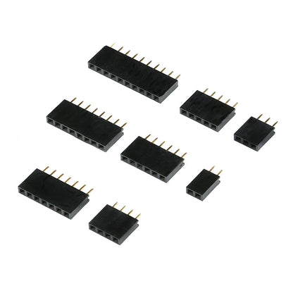 5PCS Single Row Female Header Socket 2.54mm Pitch Pin Connector for Arduino