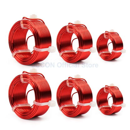 0.2mH–5.5mH Oxygen-Free Copper Air Core Inductor Coil for Speaker Crossover Frequency Divider 1.2–1.6mm Wire