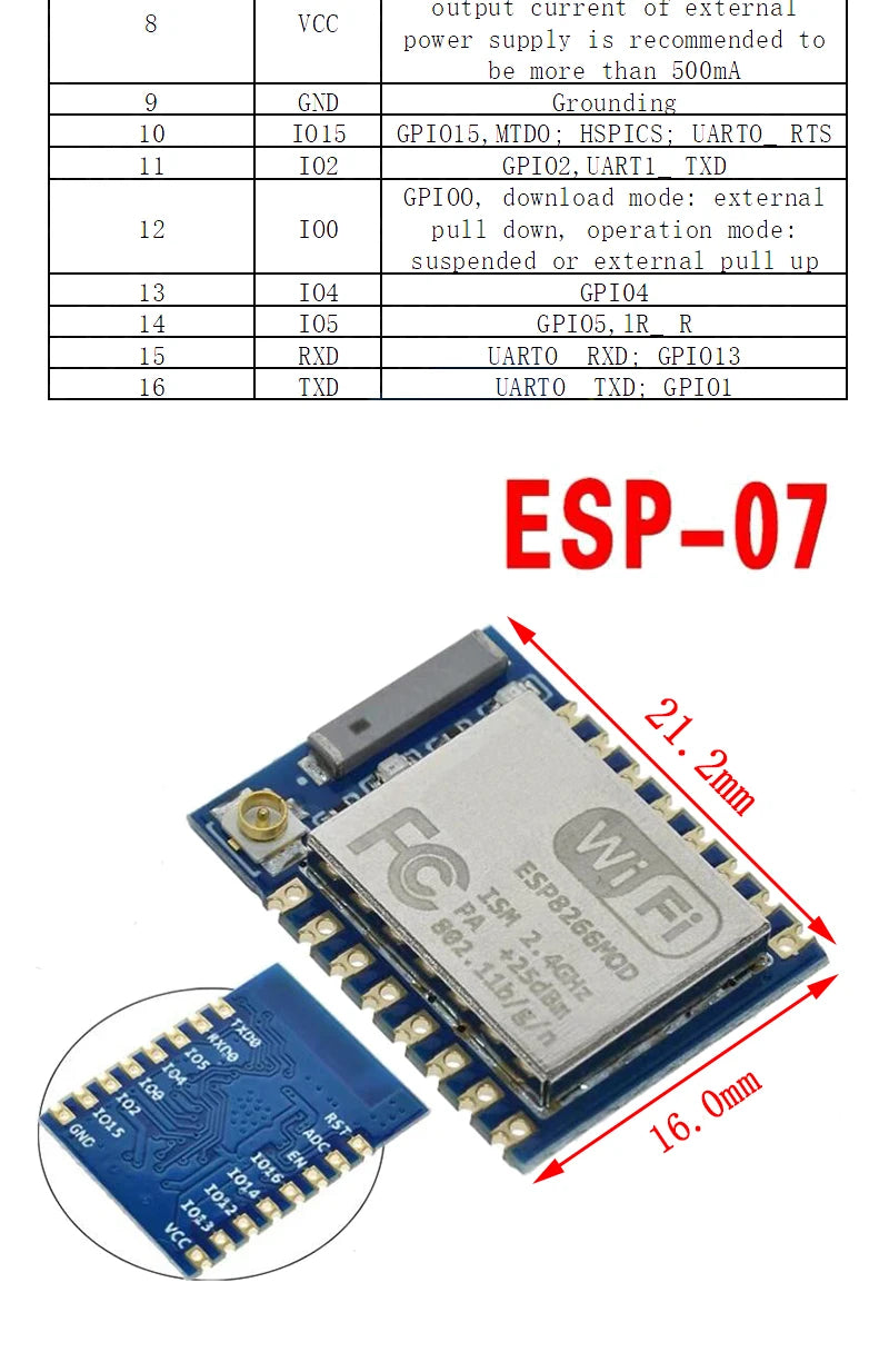 ESP8266 / ESP32 Serial WiFi Wireless Module Transceiver for Arduino and IoT Projects