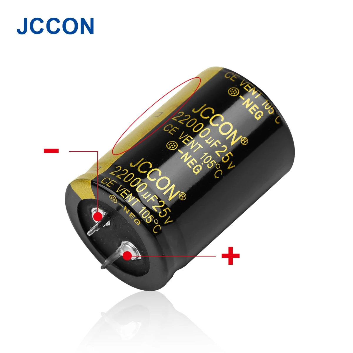 Audio Electrolytic Capacitor 25V 10000UF-47000UF High Frequency Low ESR for HiFi Amplifier Speaker