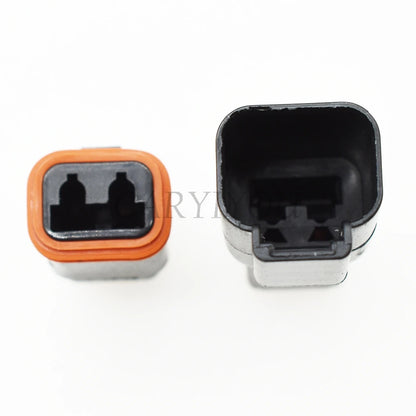 2 Pin Male Female Sealed Waterproof Electrical Wire Connector Plug 22-16AWG DT06-2S DT04-2P