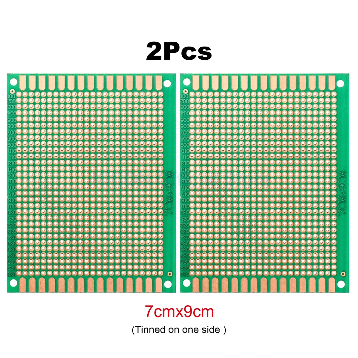 PCB Prototype Board Set 5x7, 6x8, 7x9, 9x15, 10x15, 10x22, 12x18cm Universal DIY Single-Hole Soldering Plates