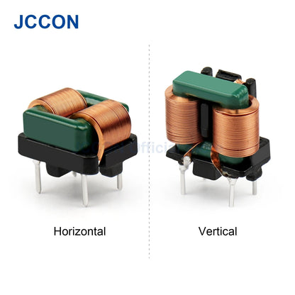 Common Mode Inductance Filter Toroidal Coil High Current Flat Copper Wire EMI Suppression Straight Pin 2mH–8mH