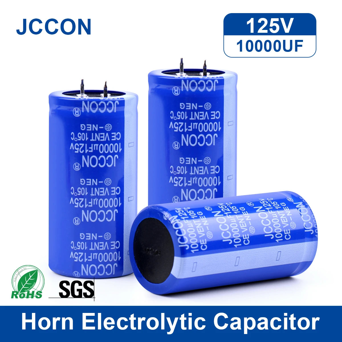 Audio Electrolytic Capacitor 125V 10000UF High Frequency Low ESR for HiFi Amplifier Speaker