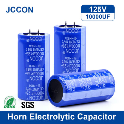Audio Electrolytic Capacitor 125V 10000UF High Frequency Low ESR for HiFi Amplifier Speaker