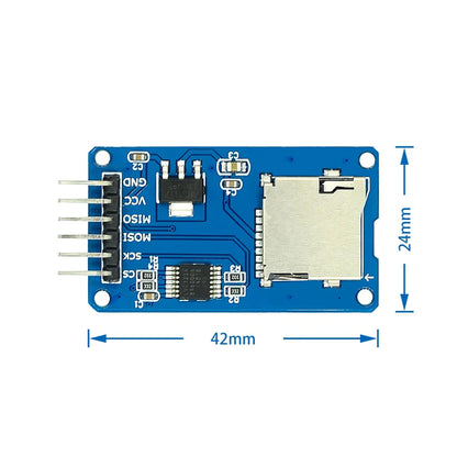 Micro SD / TF Card Reader Module – SPI Interface with Level Converter for Arduino