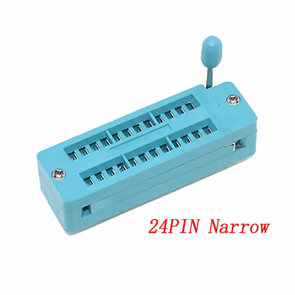 2.54mm DIP ZIF IC Socket Test Solder Type Universal IC Locking Socket