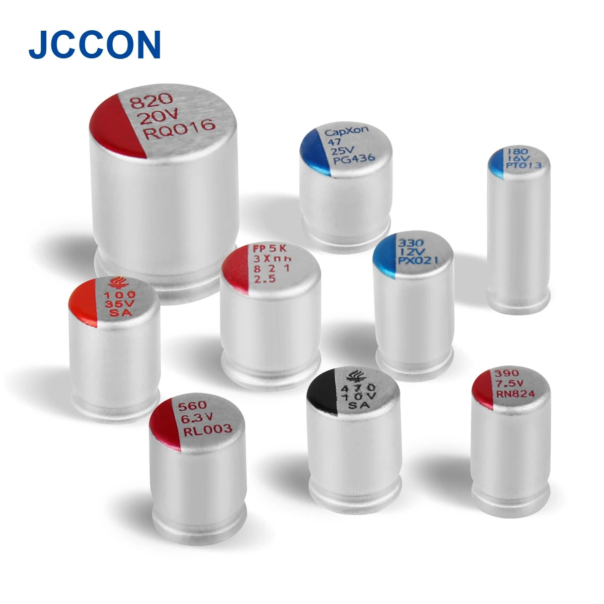 Solid Capacitors for Motherboard and Graphics Card 2.5V–50V 100µF–470µF