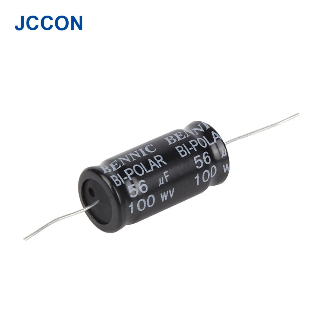100V Horizontal Non-Polar Electrolytic Capacitor for Audiophile Audio & Car Speakers