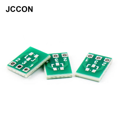 SOT23-3 to SIP3 SMD to DIP Adapter Converter Board Double-Sided IC Socket PCB