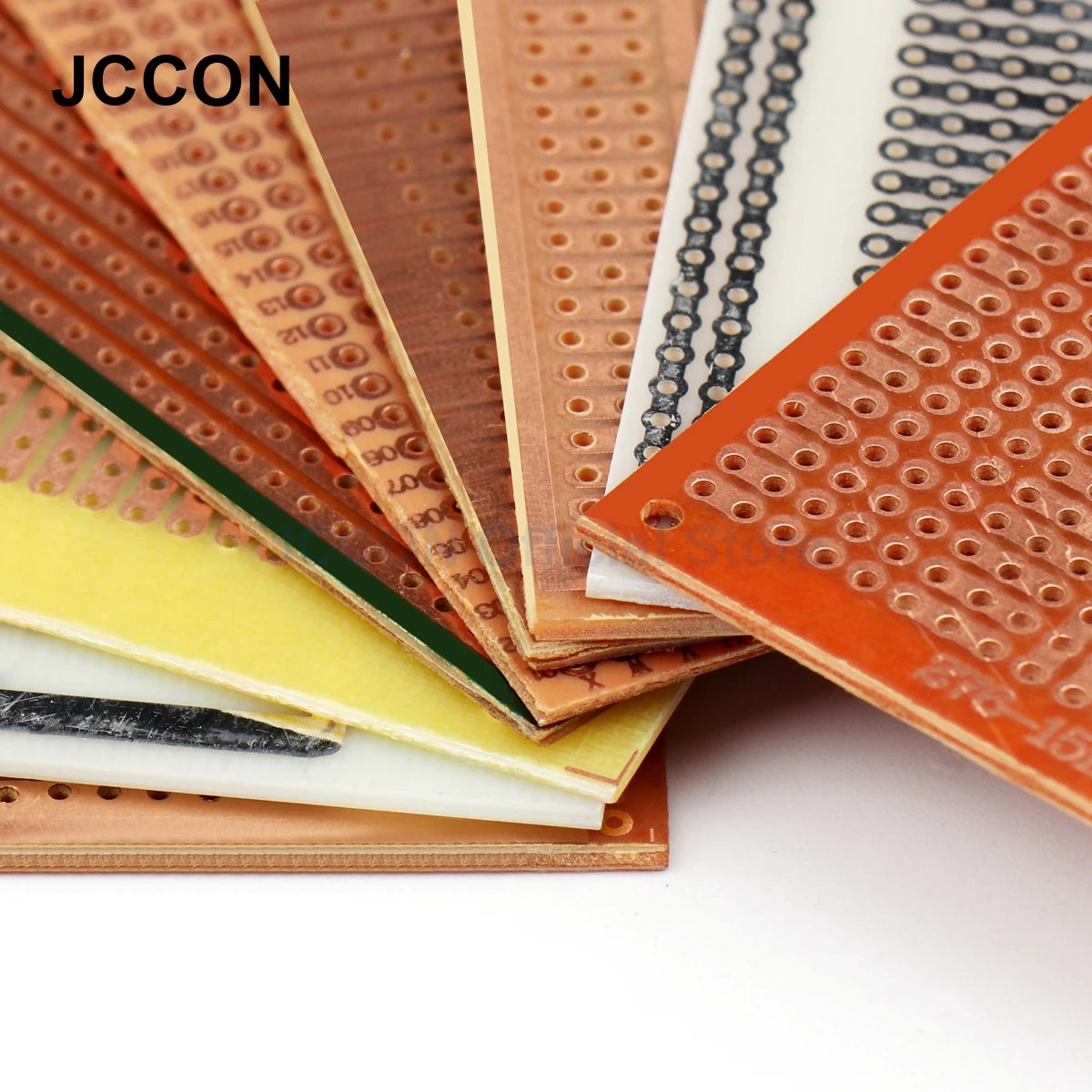 Bakelite PCB Prototype Board Single-Side Copper Experimental Circuit 5x7, 5x10cm Yellow