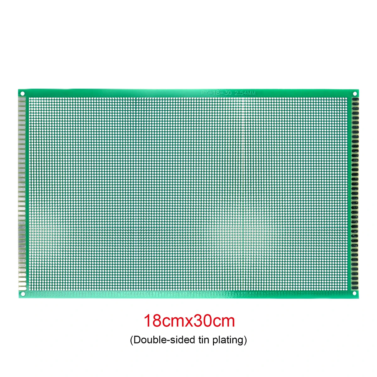 Double-Sided PCB Prototype Board Set Universal DIY Printed Circuit 10x10, 10x15, 10x22, 12x18, 13x25, 15x20, 18x30, 20x30cm Protoboard