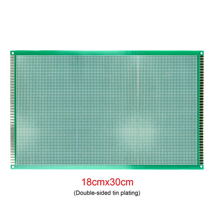 Double-Sided PCB Prototype Board Set Universal DIY Printed Circuit 10x10, 10x15, 10x22, 12x18, 13x25, 15x20, 18x30, 20x30cm Protoboard