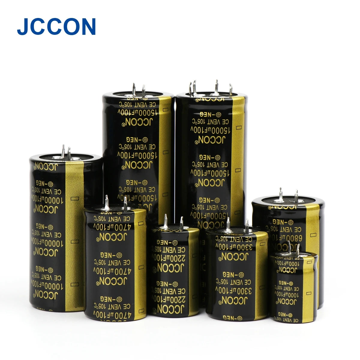 Audio Electrolytic Capacitor 100V 1000uF 2200uF 3300uF 4700uF Low ESR High Frequency for Hifi Amplifier Speaker