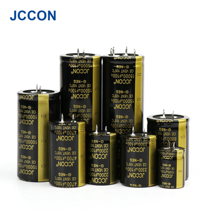Audio Electrolytic Capacitor 100V 1000uF 2200uF 3300uF 4700uF Low ESR High Frequency for Hifi Amplifier Speaker