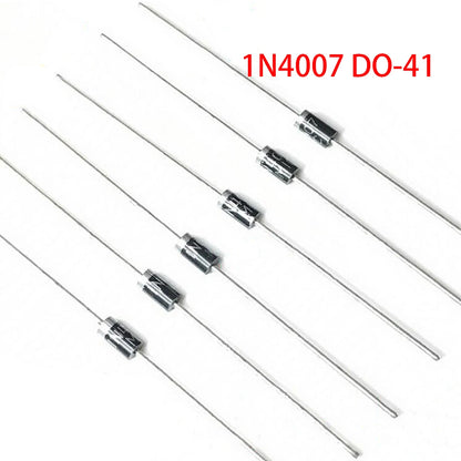 50PCS 1N4007 DO-41 1A 1000V Rectifier Diode High-Quality Semiconductor