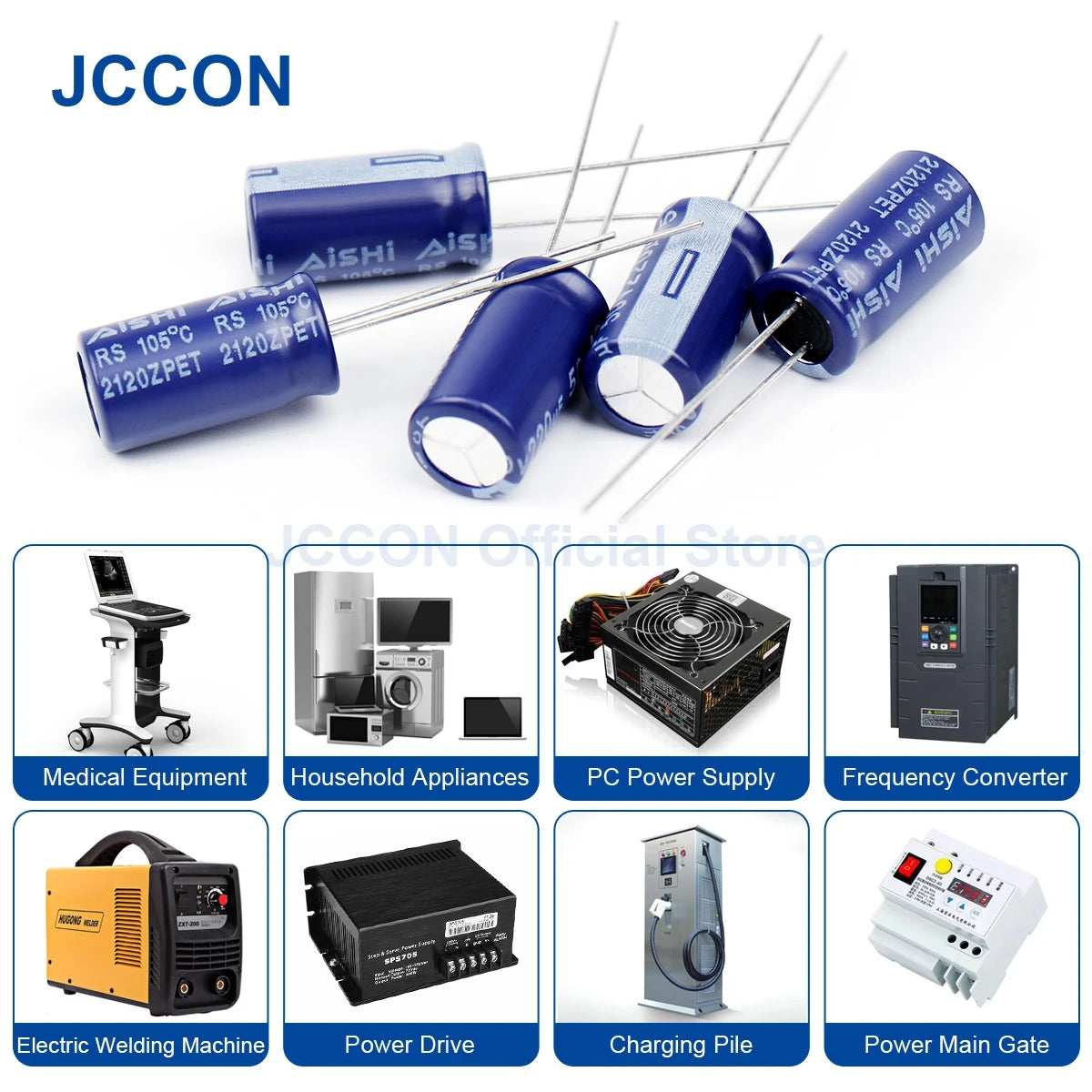 Aluminum Electrolytic Capacitor High Frequency Low ESR 16V–50V Long Service Life 7000 Hours