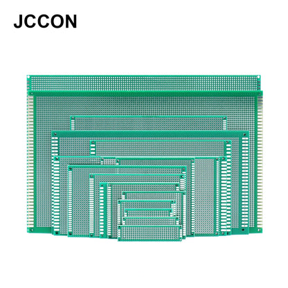Double-Sided PCB Prototype Board Set Universal DIY Printed Circuit 10x10, 10x15, 10x22, 12x18, 13x25, 15x20, 18x30, 20x30cm Protoboard