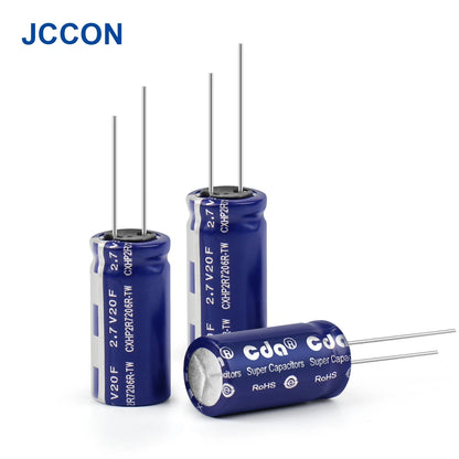 2.7V Supercapacitor 1F–60F for Vehicle Data Recorder and Reserve Power