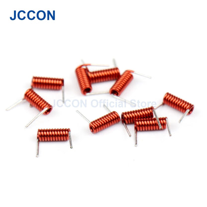 Copper Wire Air Core Inductor Coil for Remote Control and FM Circuit 0.7×3.0mm 1.5T–7.5T