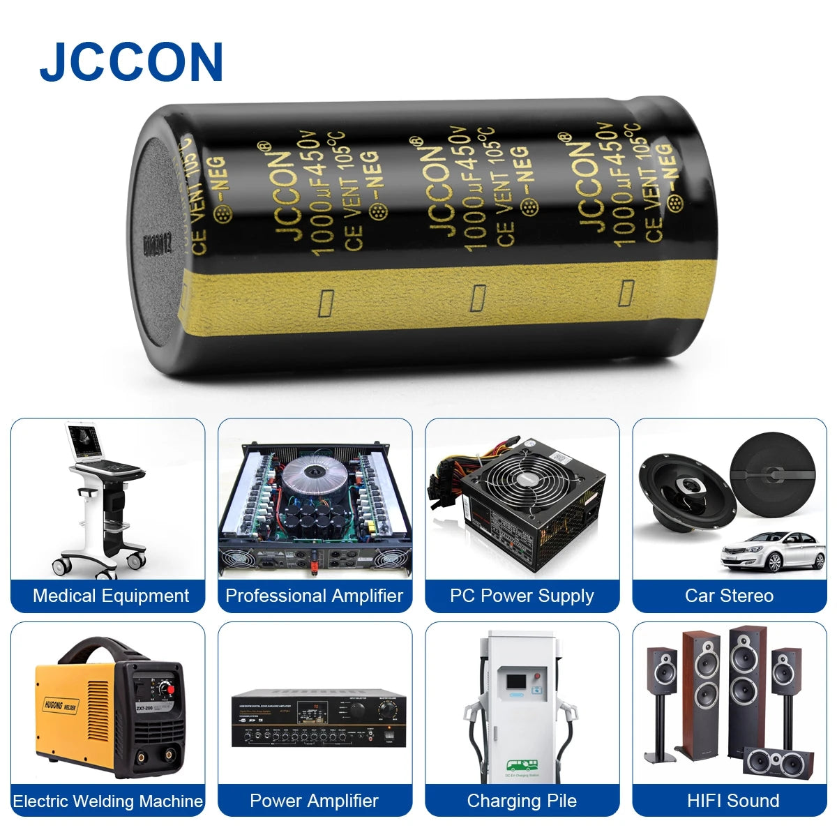 Audio Electrolytic Capacitor 450V 100UF 150UF 180UF 330UF 470UF 820UF High Frequency Low ESR for HiFi Amplifier Speaker