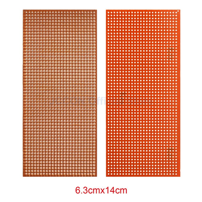 Bakelite PCB Prototype Board Single-Side Copper Experimental Circuit 5x7, 5x10cm Yellow