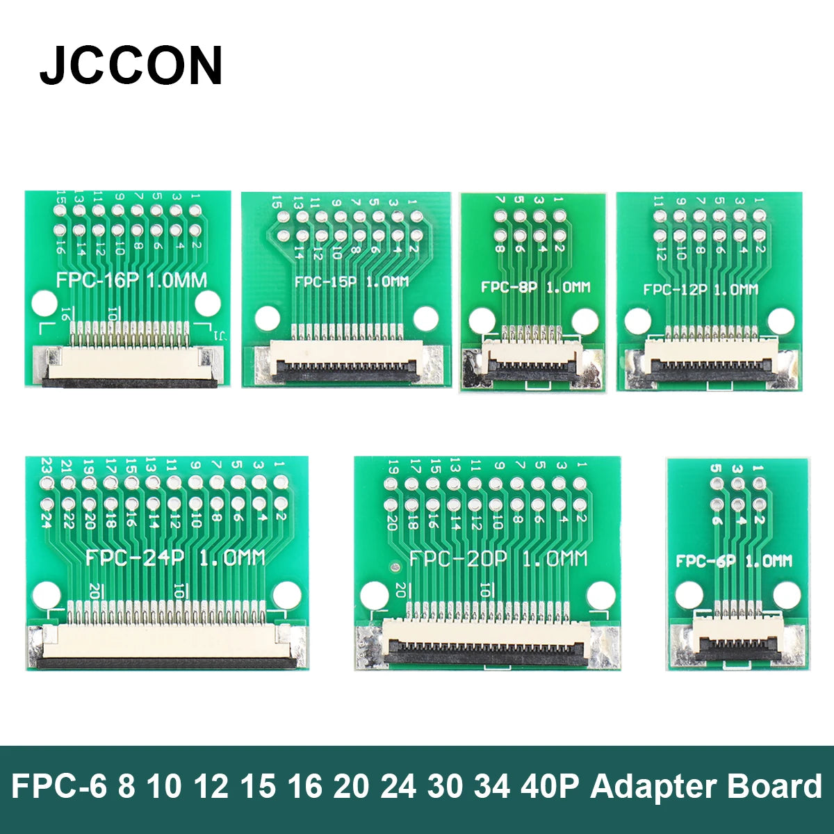 FPC Adapter Plate 6–40Pin to 2.54mm Straight Plug for 1.0mm Cable PCB