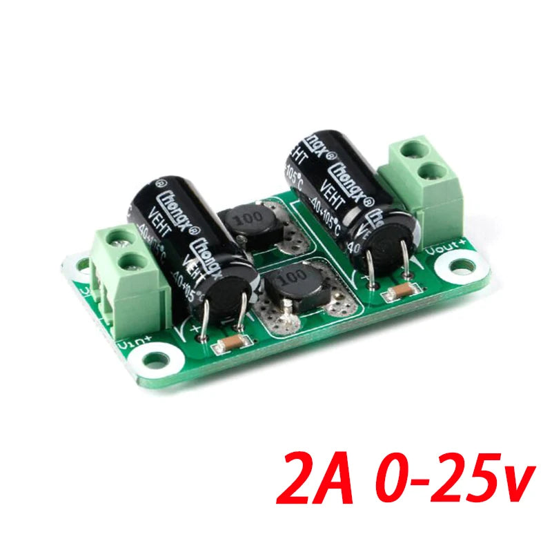 DC Adjustable Power Filter Board 0–50V Class D Amplifier EMI Interference Suppression Module