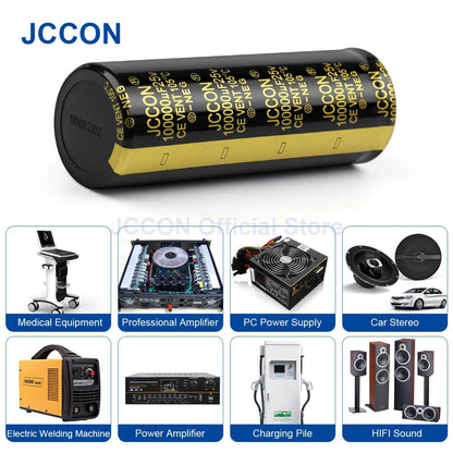 Audio Electrolytic Capacitor 25V 10000UF-47000UF High Frequency Low ESR for HiFi Amplifier Speaker
