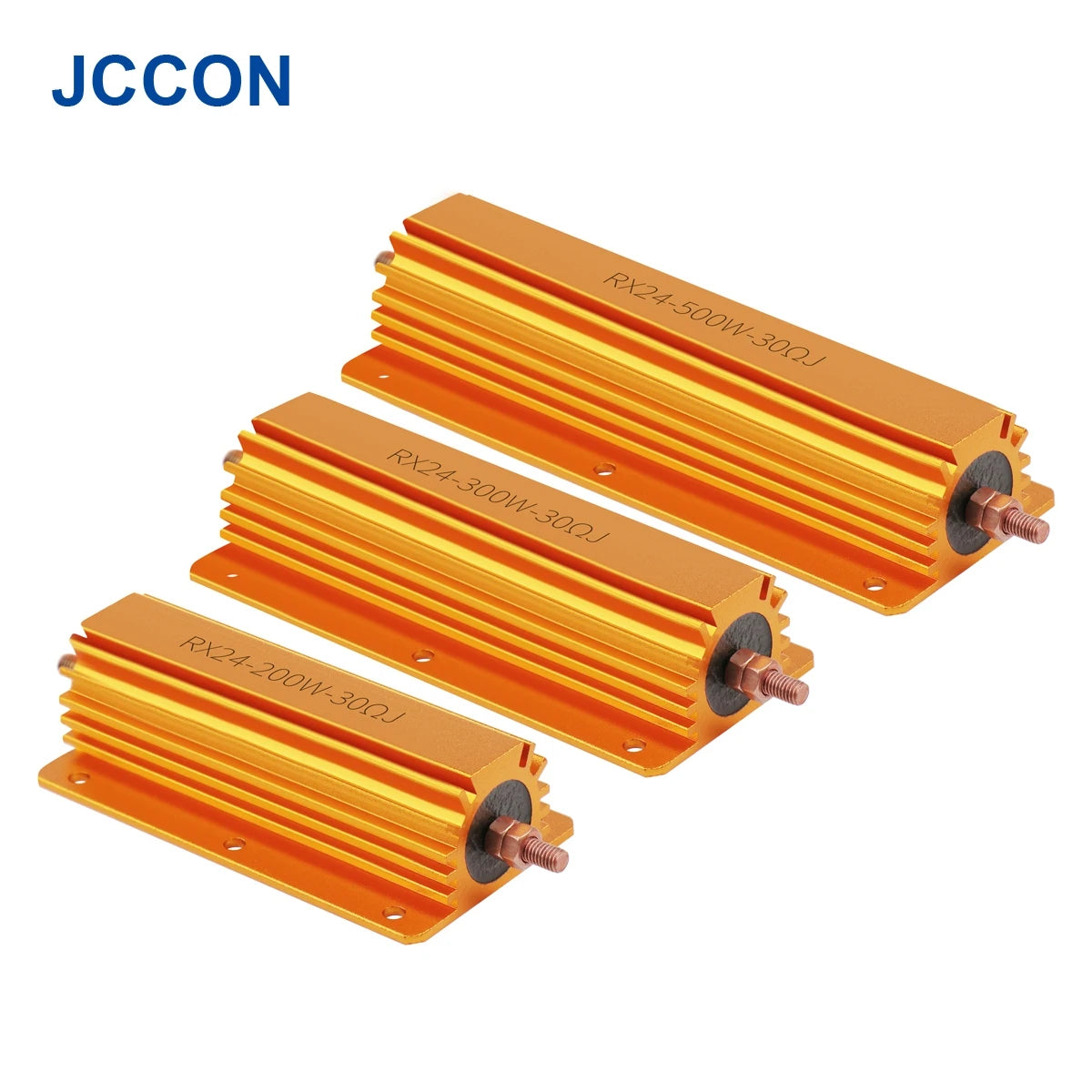 50W–100W Aluminum Wirewound Resistor RX24 0.1Ω–10KΩ Metal Shell Power Resistor