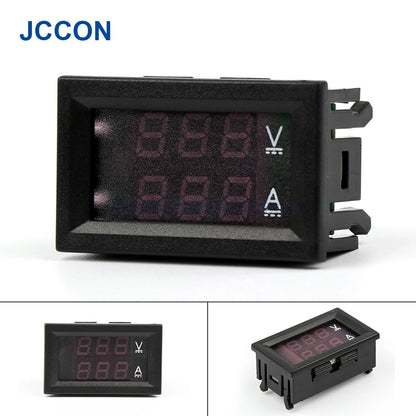DC Dual Display Digital Voltmeter and Ammeter 0-100V 1A–100A LED Module DSN-VC288