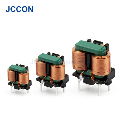 Common Mode Inductance Filter Toroidal Coil High Current Flat Copper Wire EMI Suppression Straight Pin 2mH–8mH