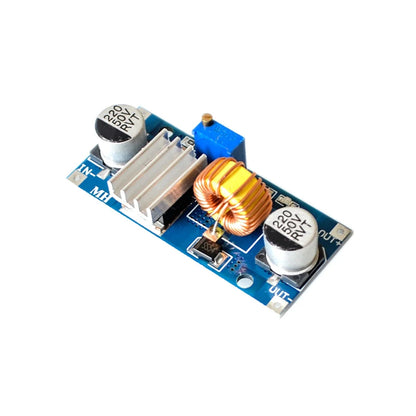 XL4015 DC-DC Adjustable Step-Down Power Supply Module 4–38V to 1.25–36V 5A with LED and Heat Sink